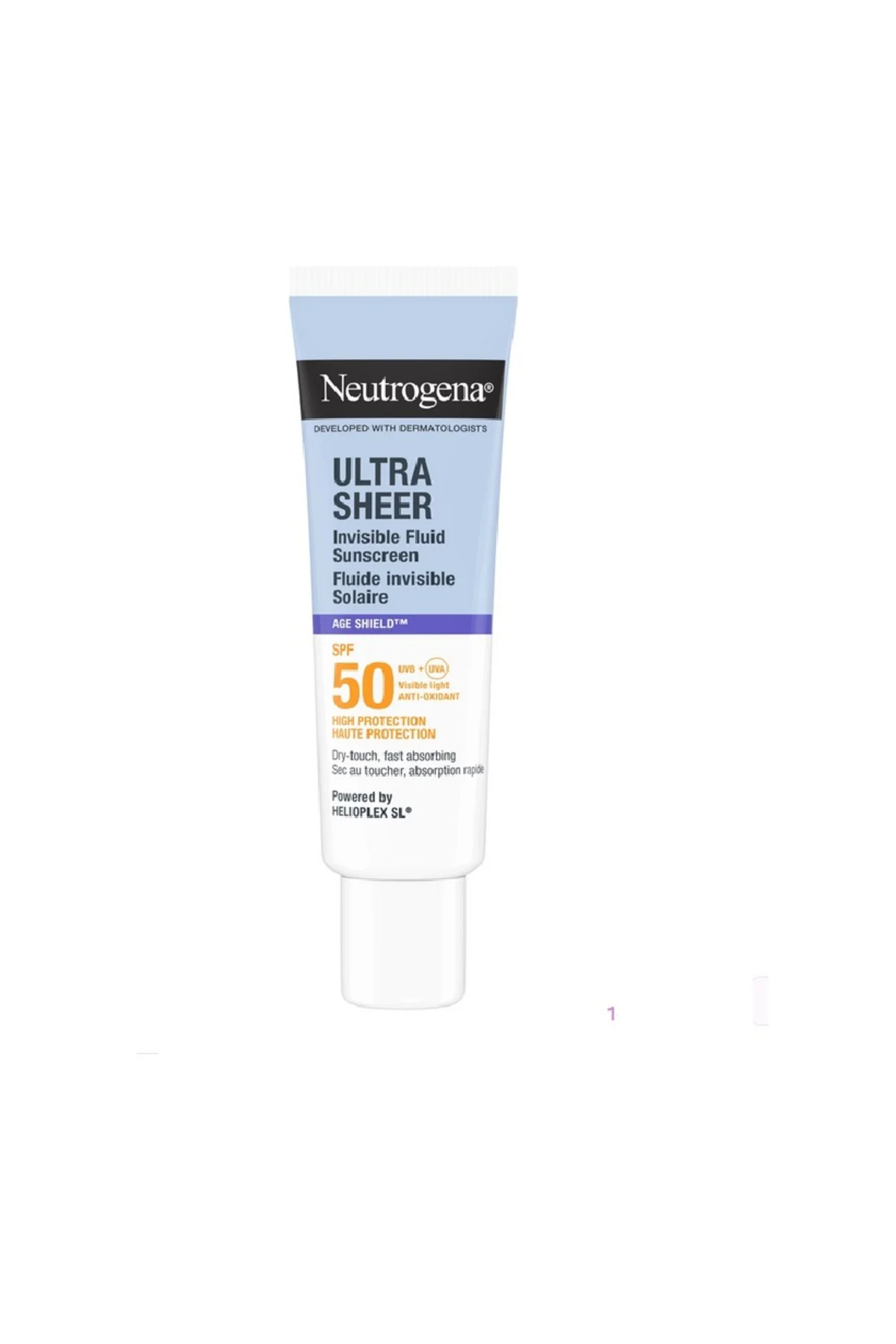 Ultra Sheer Age Shield Fluid SPF50 Yüz Güneş Koruyucu, 50 ml