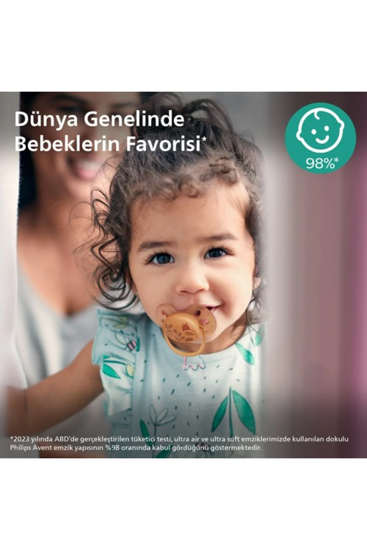Ultra Soft Emzik 6-18 Ay, 2'li Kız, SCF091/18