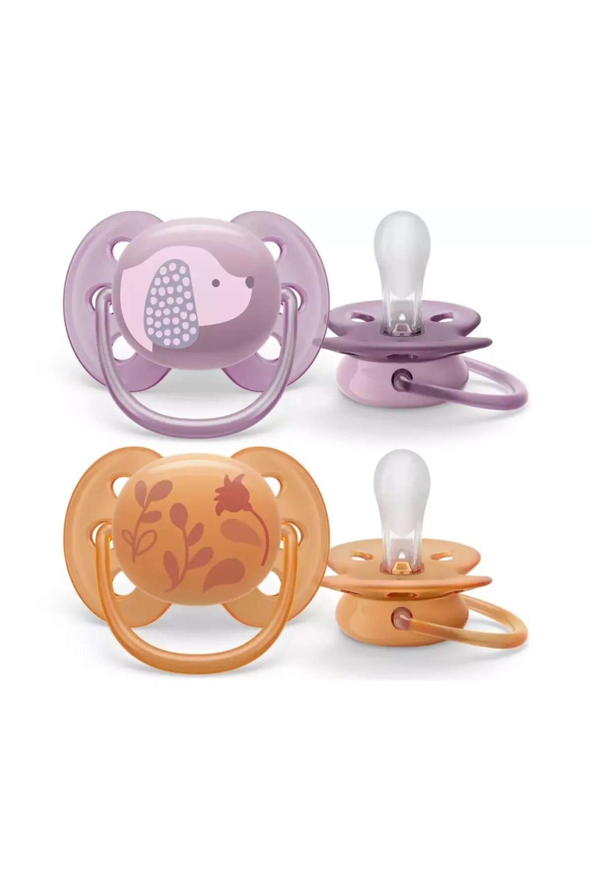 Ultra Soft Yumuşak 2li Emzik 6-18 Ay - SCF091/18