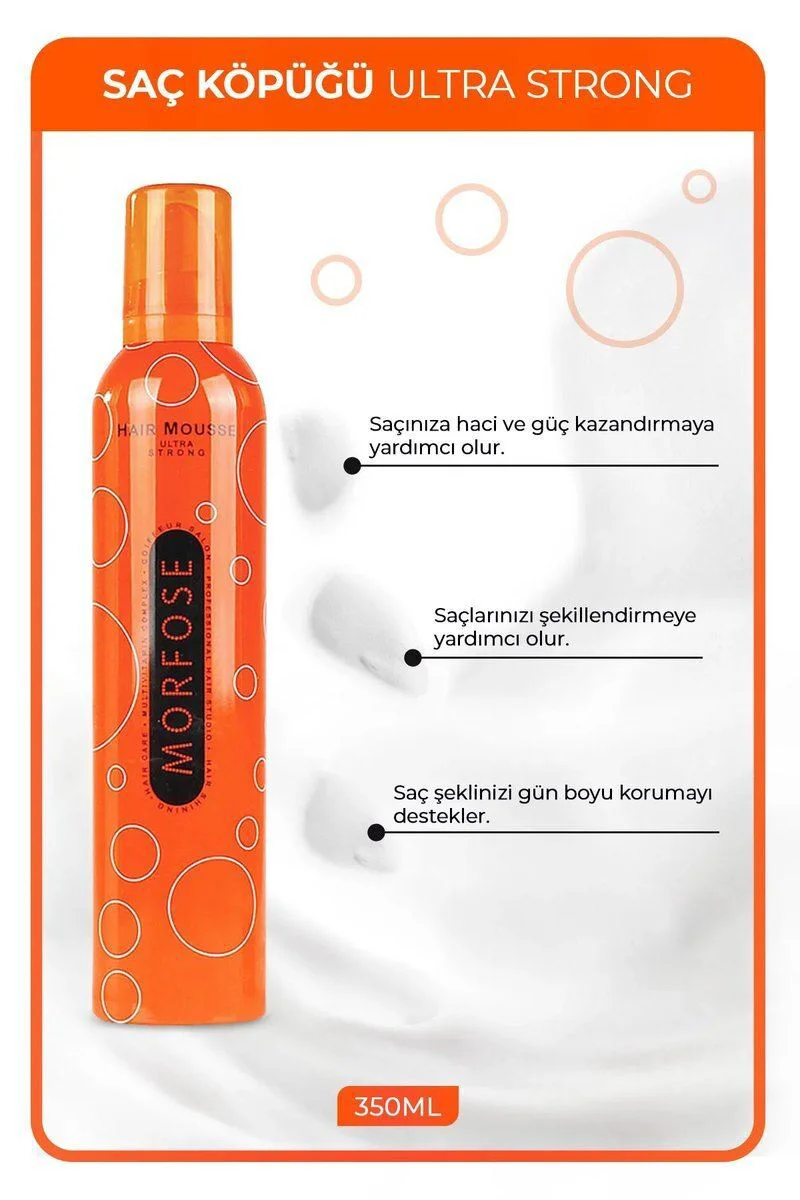 Ultra Strong Saç Köpüğü 350 ML - Ultra Güçlü Tutuş Fiyatı, Yorumları ve Özellikleri