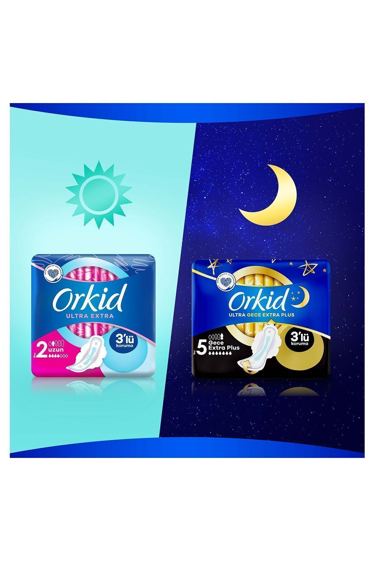 Orkid Ultra Ultra Extra Uzun Hijyenik Ped 7Li