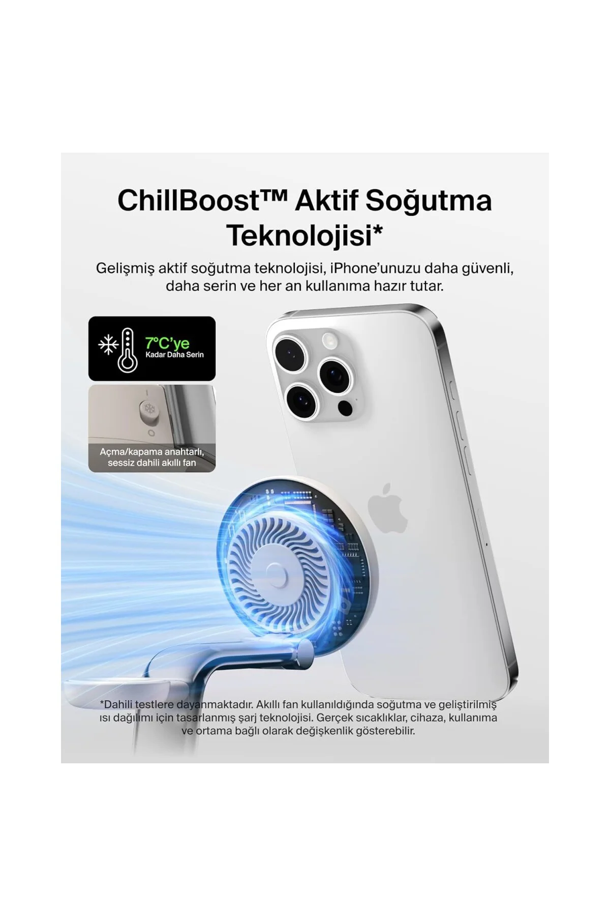 UltraCharge Pro MagSafe Uyumlu 3’ü 1 Arada Qi2 25W Kablosuz Şarj Cihazı, iPhone 17, A