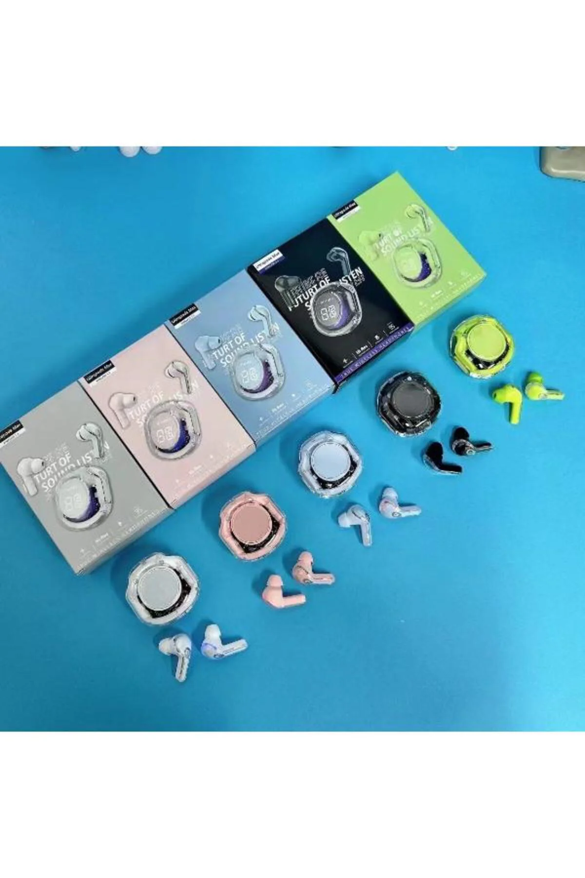 Ultrapods Pro Handsfree kulaklık şeffaf kristal kulaklık kablosuz kulaklık