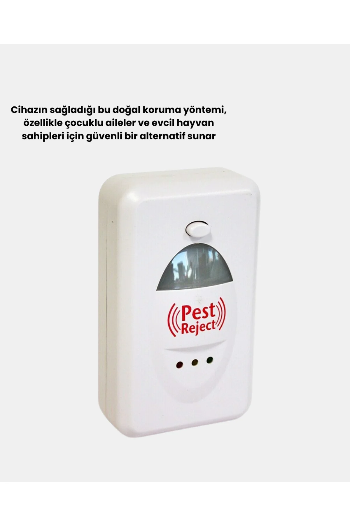 Ultrasonik Böcek ve Fare Kovucu – Doğa Dostu, Sessiz ve Etkili Sa