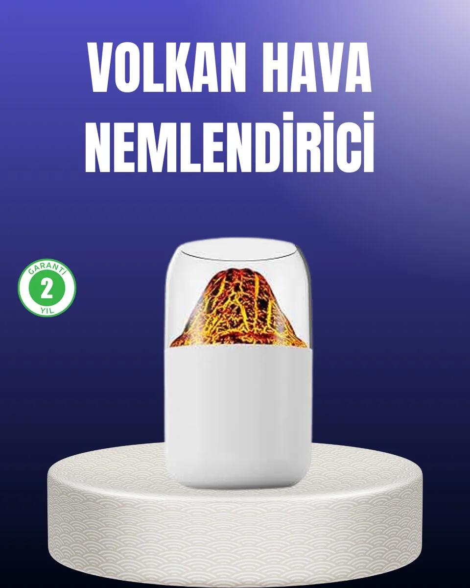 Ultrasonik Hava Nemlendirici - Otomatik Kapanma, USB Şarj ve Taşınabilir Tasarım
