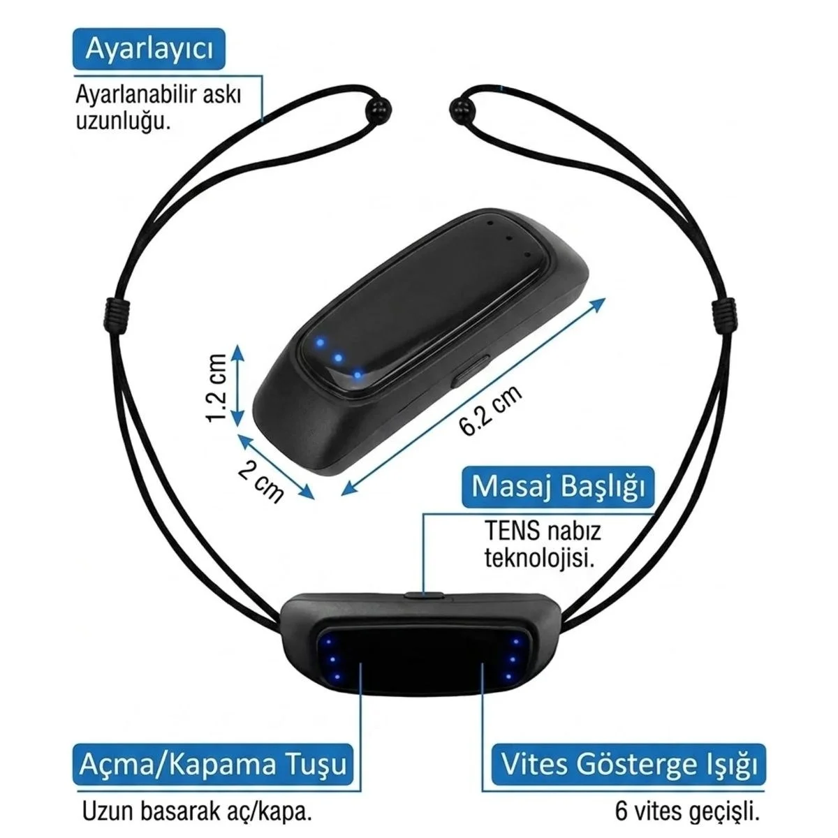 Ultrasonik Horlama Önleyici Cihaz – Uyku Kalitesi Artırıcı Elektrikli Uyku Apnesi Destekleyici Sessiz Uyku Aparatı Bx40