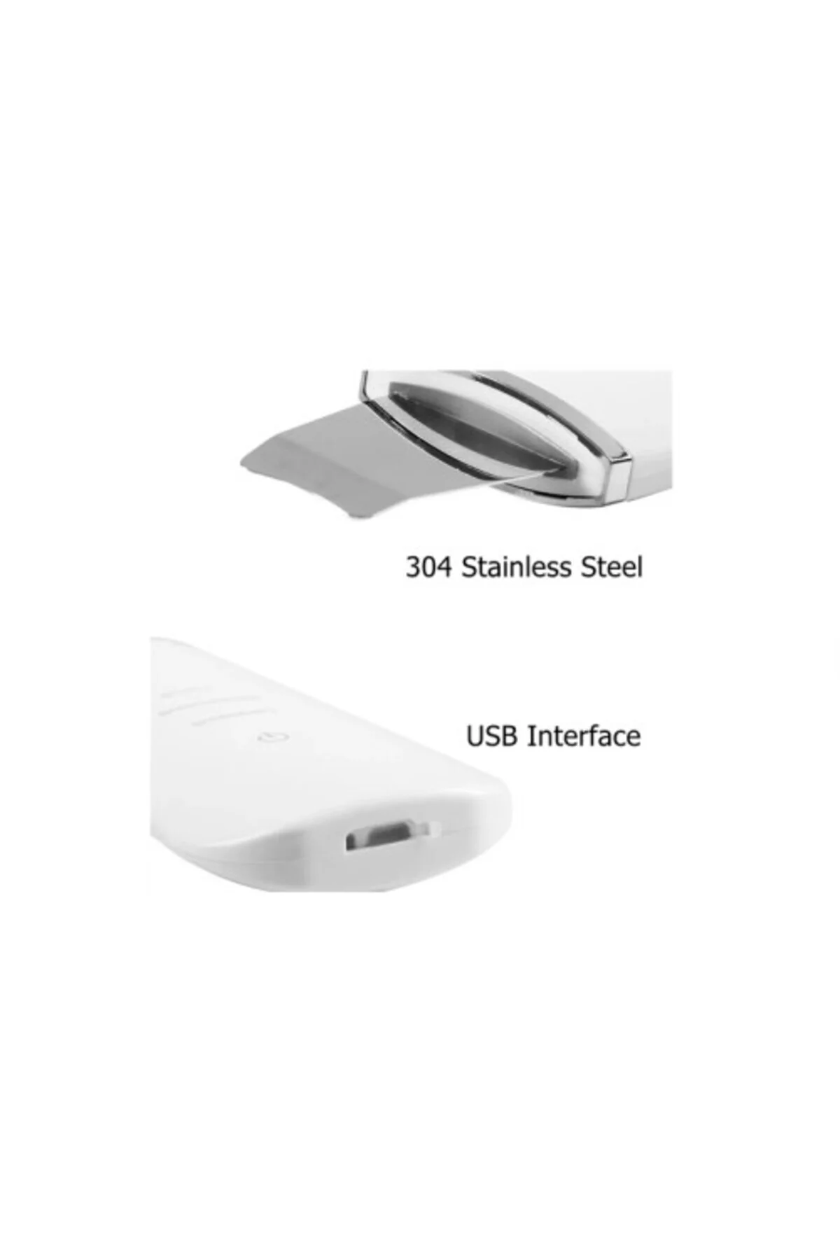Ultrasonik Spatula Yüz Siyah Nokta Temizleme Cihazı