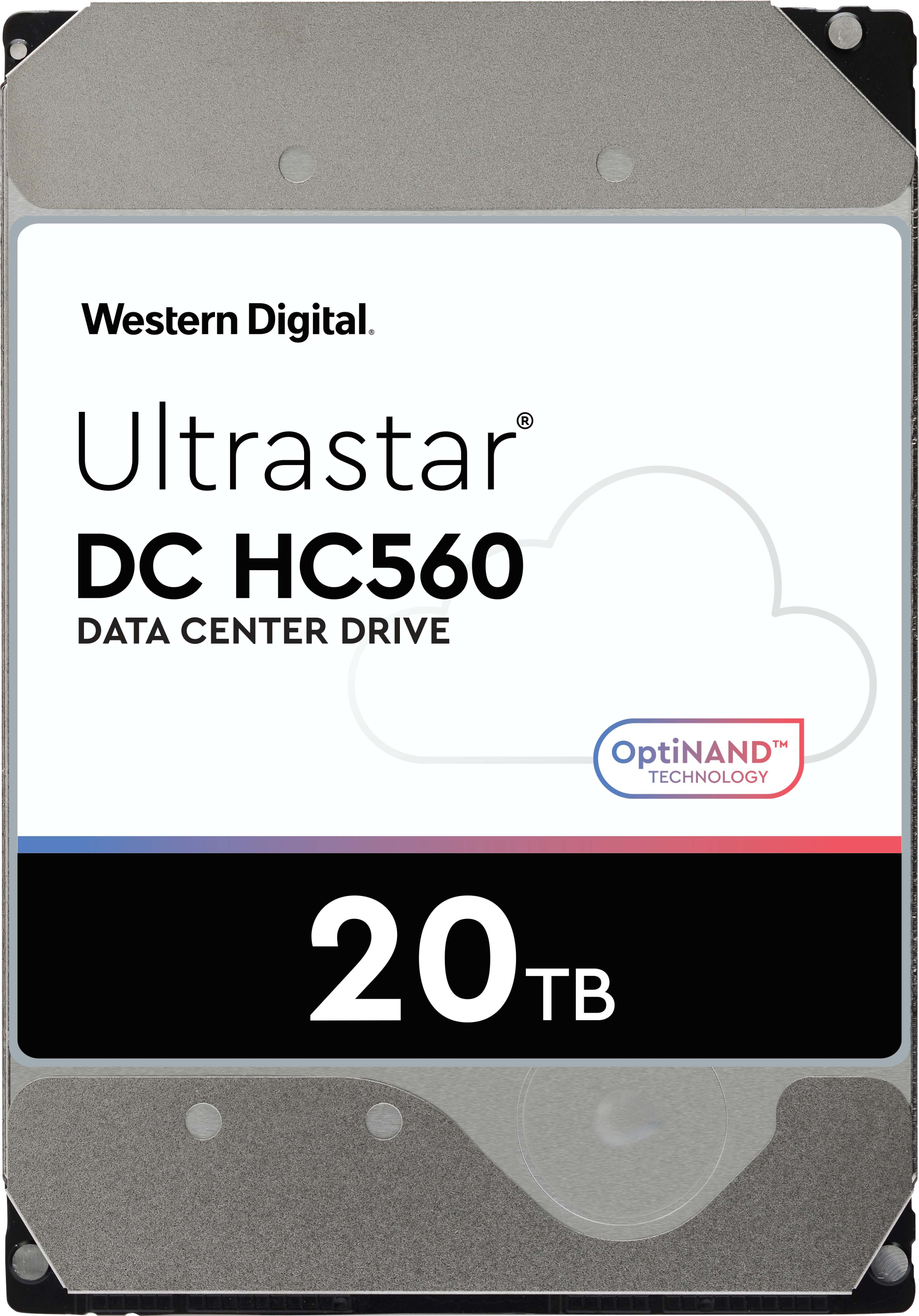Wd Ultrastar, Wuh722020ble6l4, 3.5", 20Tb, 512Mb, 7200 Rpm, 7/24 Ent