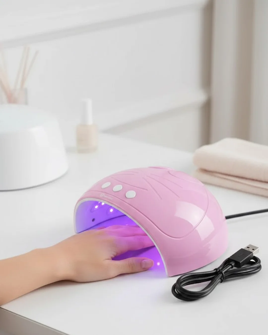 Ultraviyole Işıklı 15 Ledli 45W Oje Kurutucu Makine Pembe Fiyatı, Yorumları ve Özellikleri