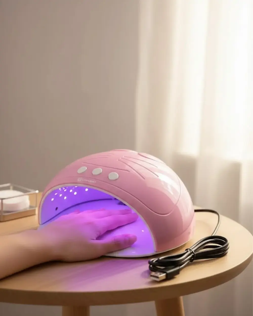 Ultraviyole LED Oje Kurutma Makinesi USB Kablolu