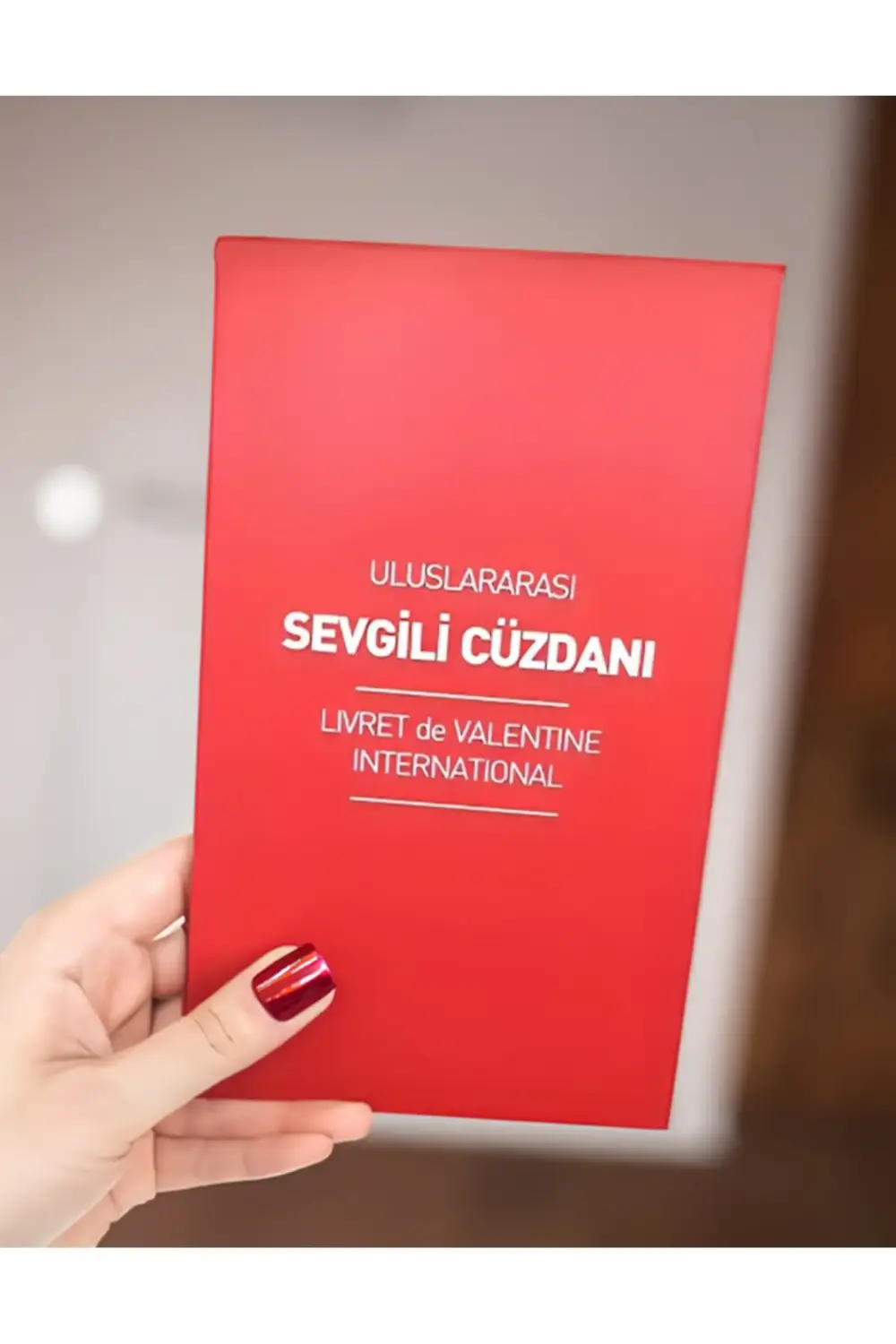 Uluslararası Sevgili Cüzdanı - Sevgiliye Romantik Hediye