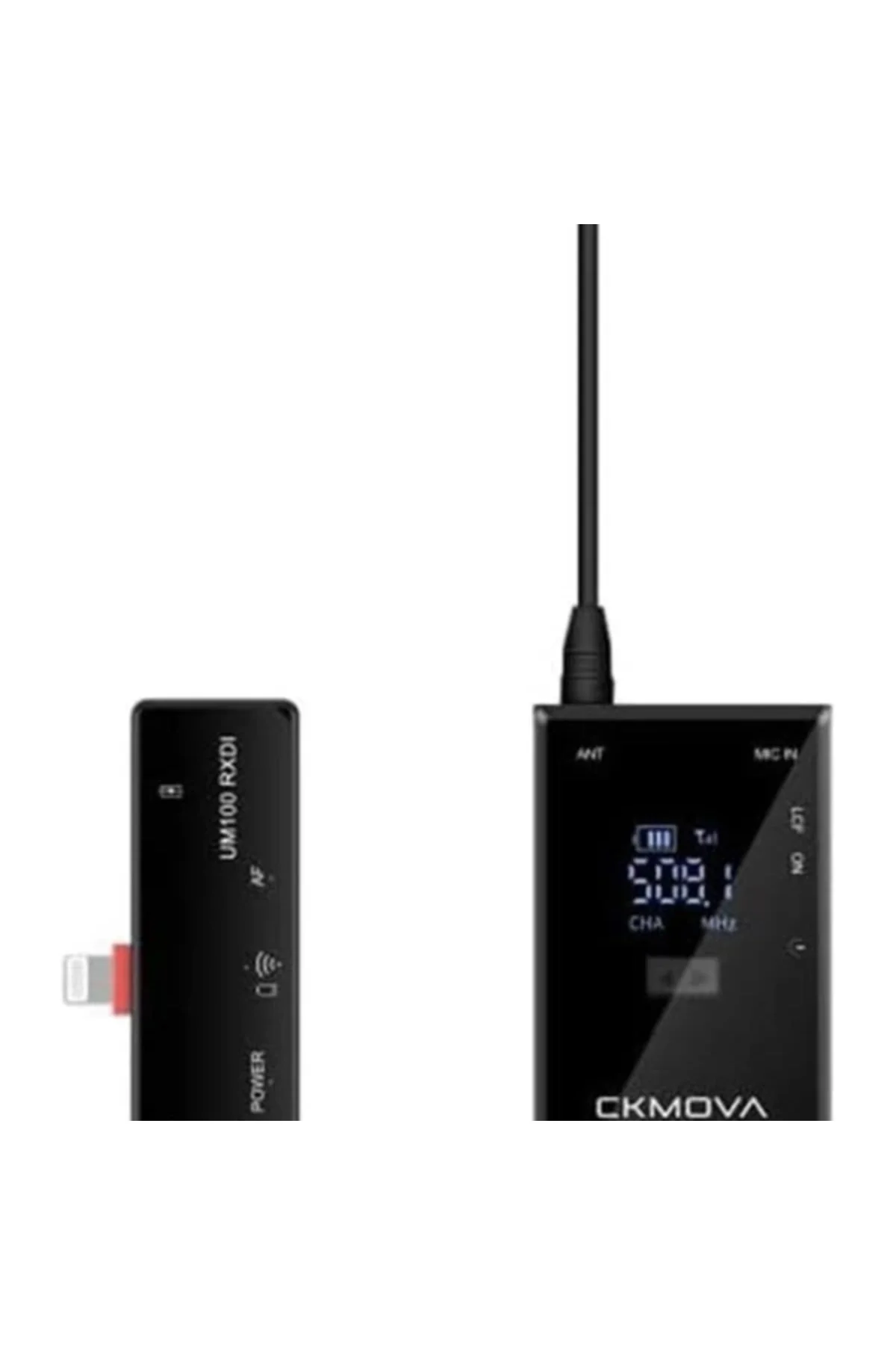 Um100 Kit 5 İphone, Ipad Ios Uhf Kablosuz Yaka Mikrofon Seti