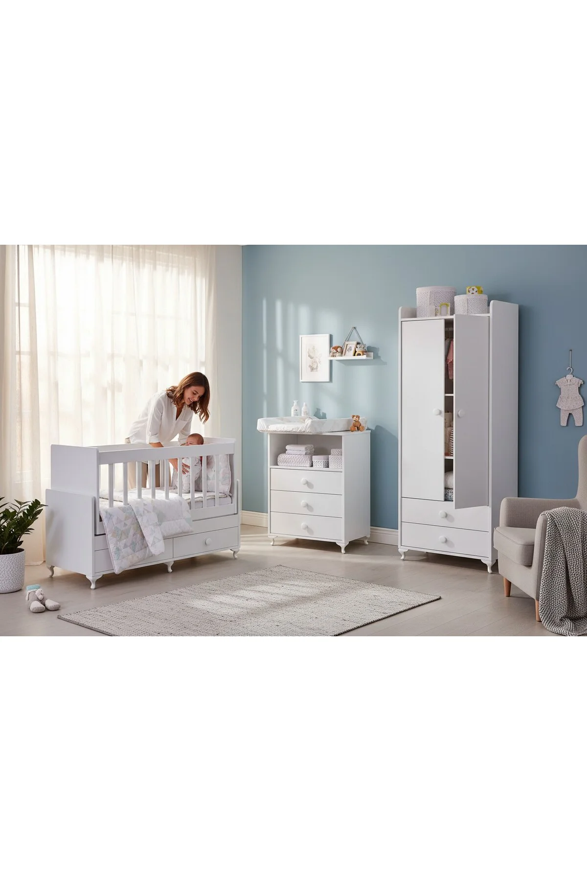 UMAY BEBEK ODASI DOLAP BEŞİK ŞİFONYER