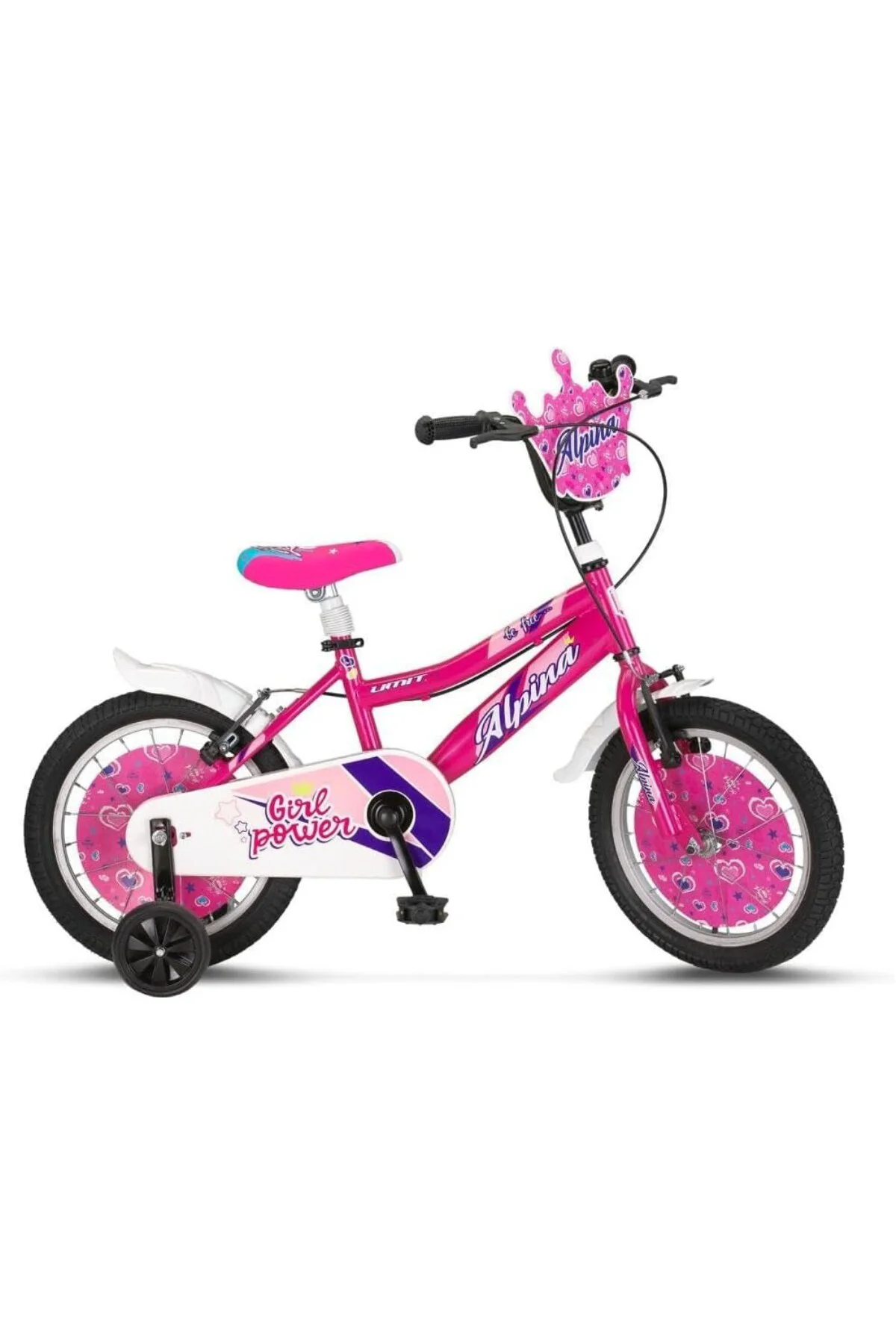 Ümit 1647 Alpına-L-Bmx-V Kız Çocuk Bisikleti 332H V 16 Jant Pembe