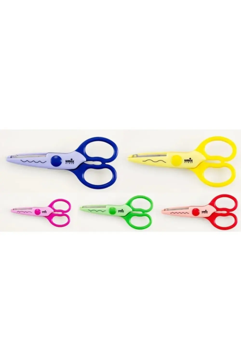 Umıx Craft Arts Şekılgeç Makas 5'li Şekilli Kesen Makas