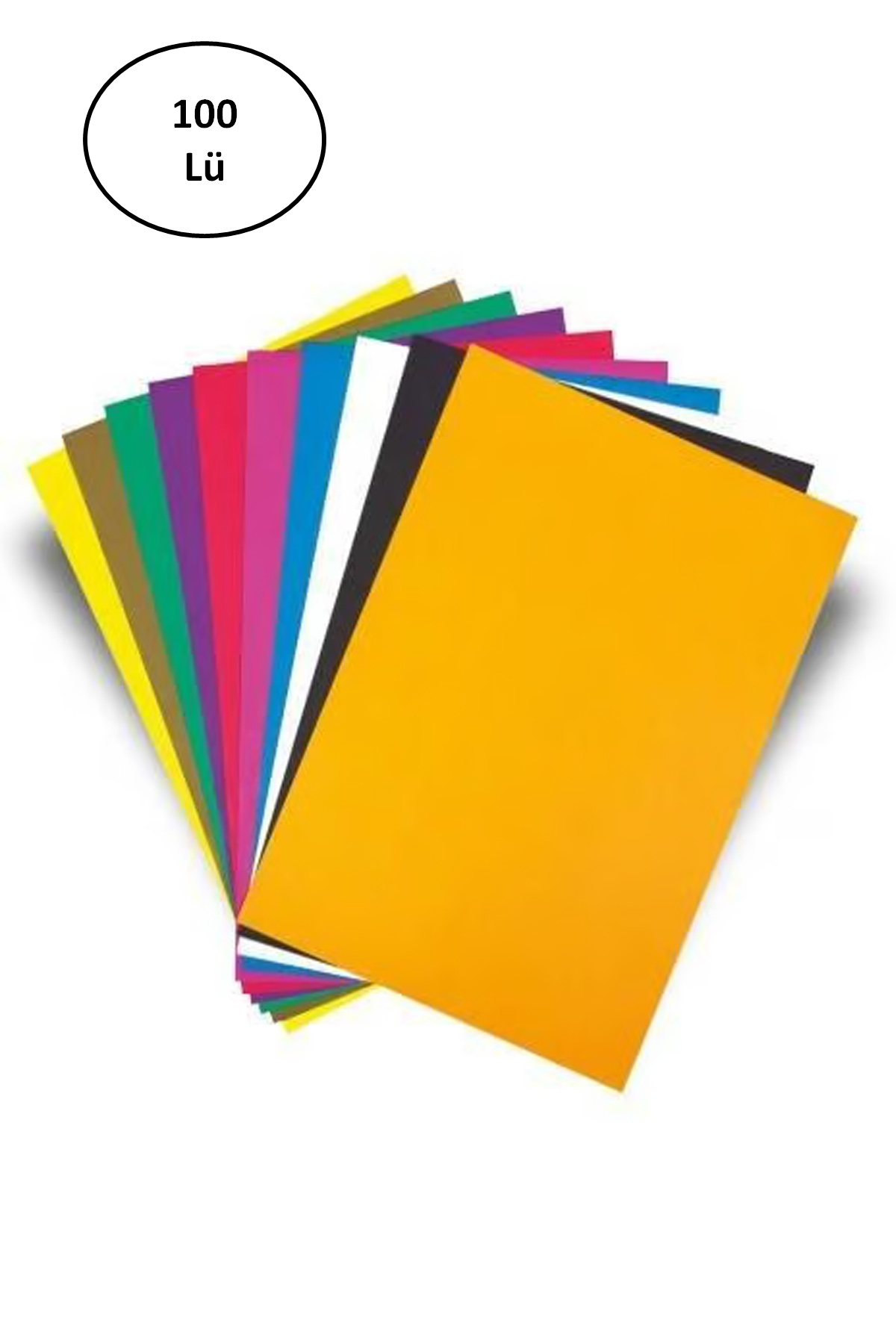 Just Cheap Store Umut Fon Kartonu 48X68 130 Gram Sari 100'Lü