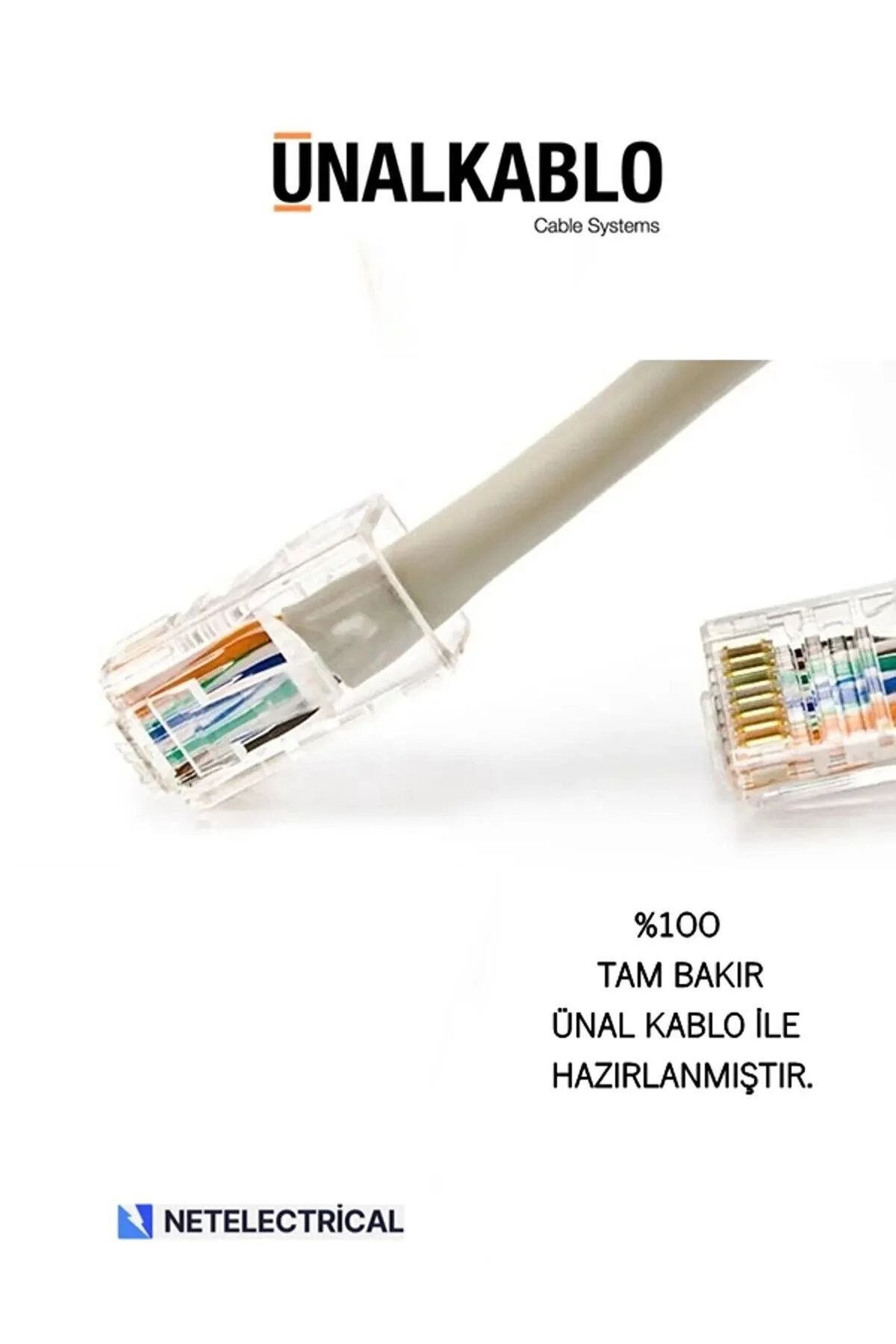 Ünal Kablo 30 Metre Cat6 - Internet Kablosu