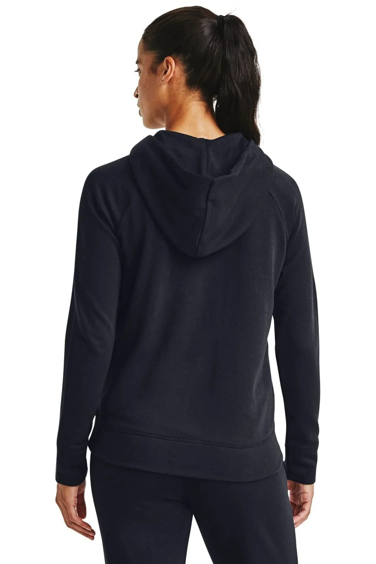 Under Armour Rival Terry Womens Hoodie Kadın Kapüşonlu Tam Boy Fermuarlı Sweatshirt Siyah Fiyatı, Yorumları ve Özellikleri
