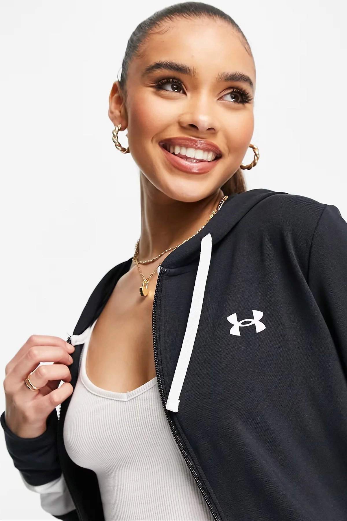 Under Armour Rival Terry CB Womens Hoodie Kadın Kapüşonlu Tam Boy Fermuarlı Sweatshirt Siyah Under Armour Rival Terry CB Womens Hoodie Kadın Kapüşonlu Tam Boy Fermuarlı Sweatshirt Siyah Fiyatı, Yorumları ve Özellikleri