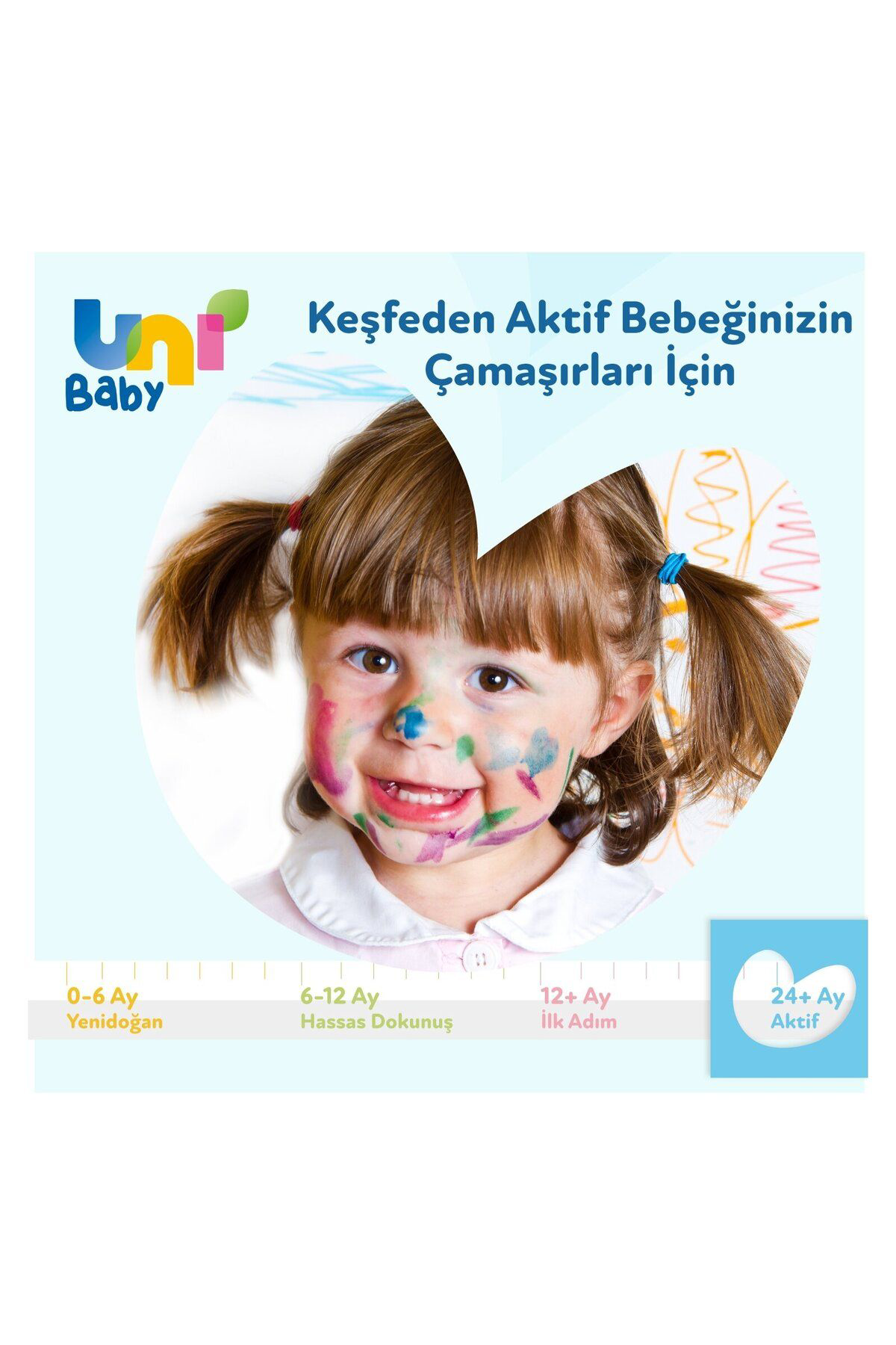 Uni Baby Aktif Sıvı Çamarşır Deterjanı 1500 ml