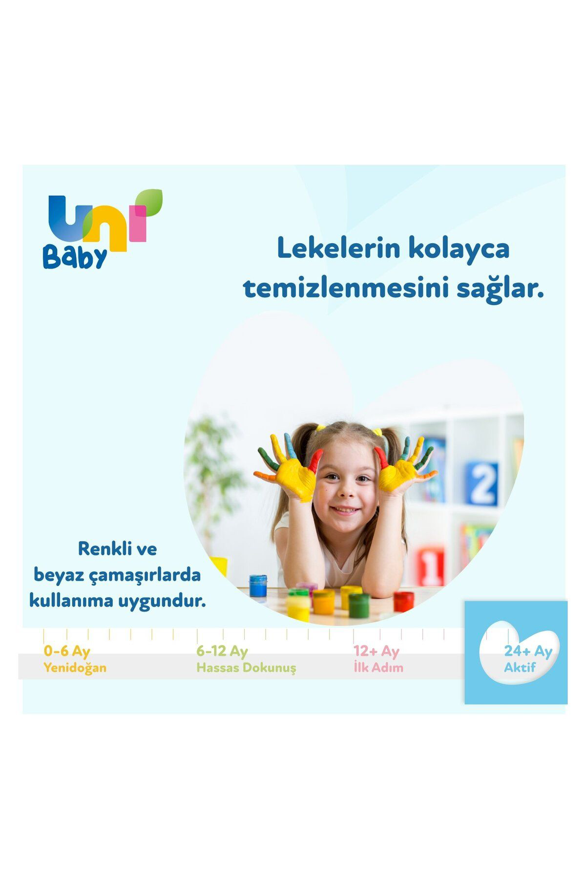 Uni Baby Aktif Sıvı Çamarşır Deterjanı 1500 ml