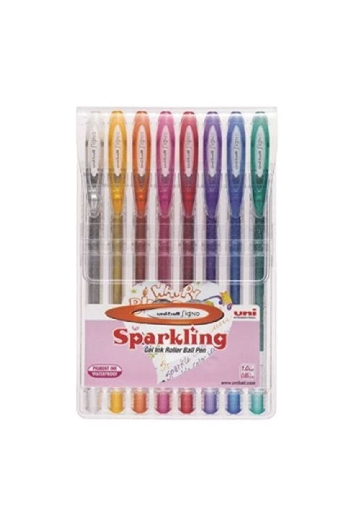 UNİBALL SİNGO SPARKLİNG 1,0 JEL KALEM 8Lİ UNİBALL SİNGO SPARKLİNG 1,0 JEL KALEM 8Lİ