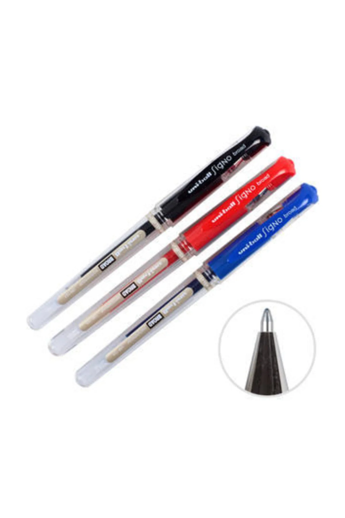 Uni Imza Kalemi Jel Um-153 3'lü 3 Renk