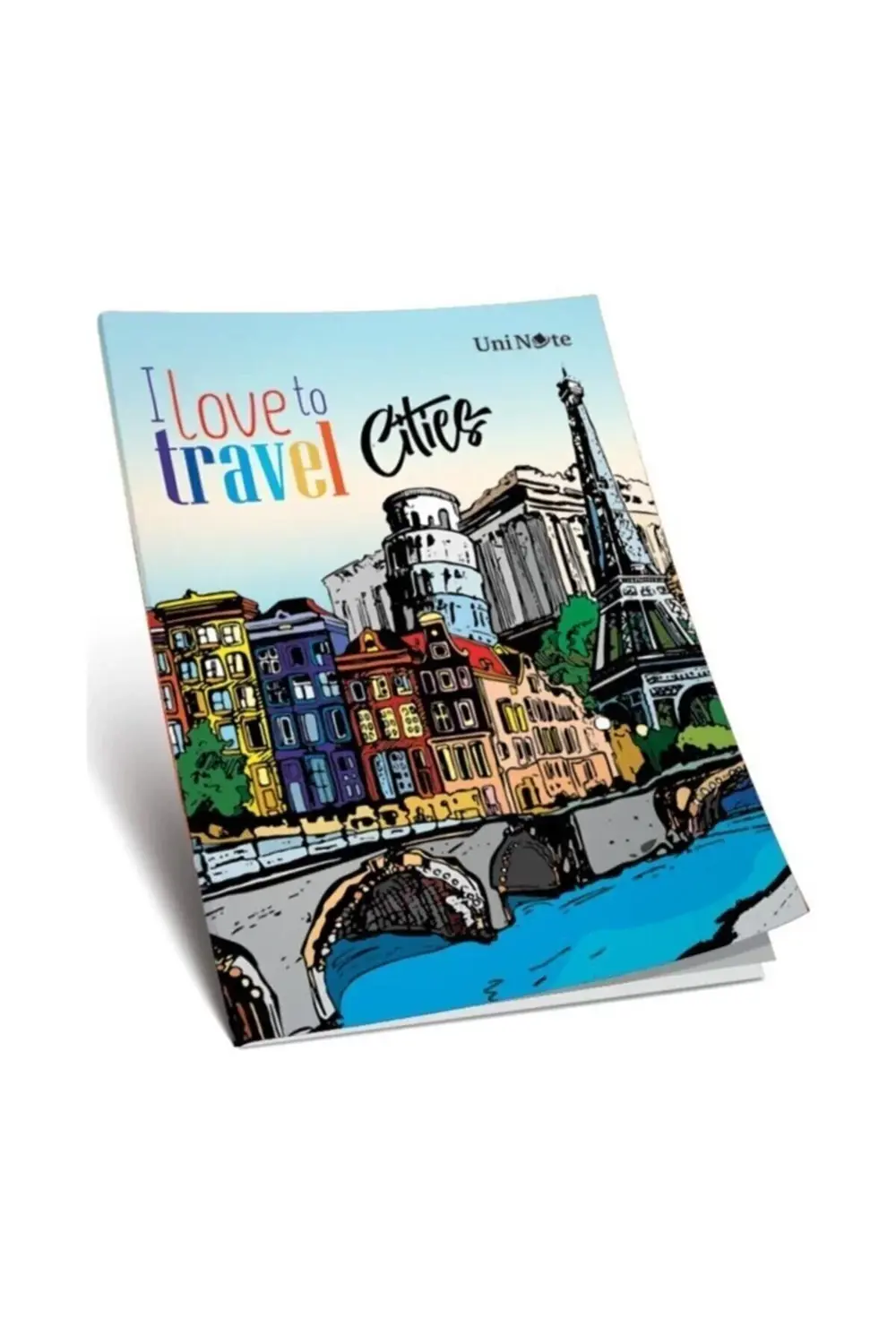 Uni Note A4 Colormaxi Kaye Defter (dikişli) Karton Kapak Çizgili