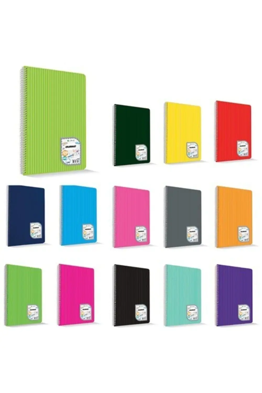 Uni Note Colormaxi A4 Spiralli Defter Plastik Kapak 120 Yaprak Çi