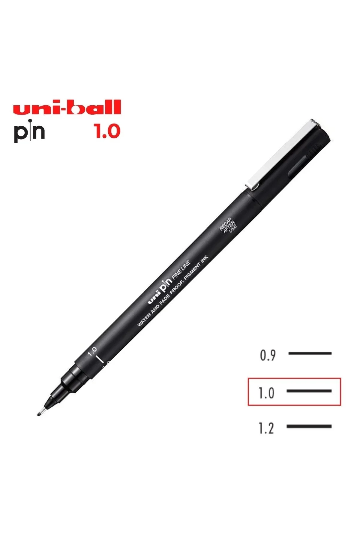 Uniball Pin Akrilik Uçlu Teknik Çizim Kalemi 1.0mm