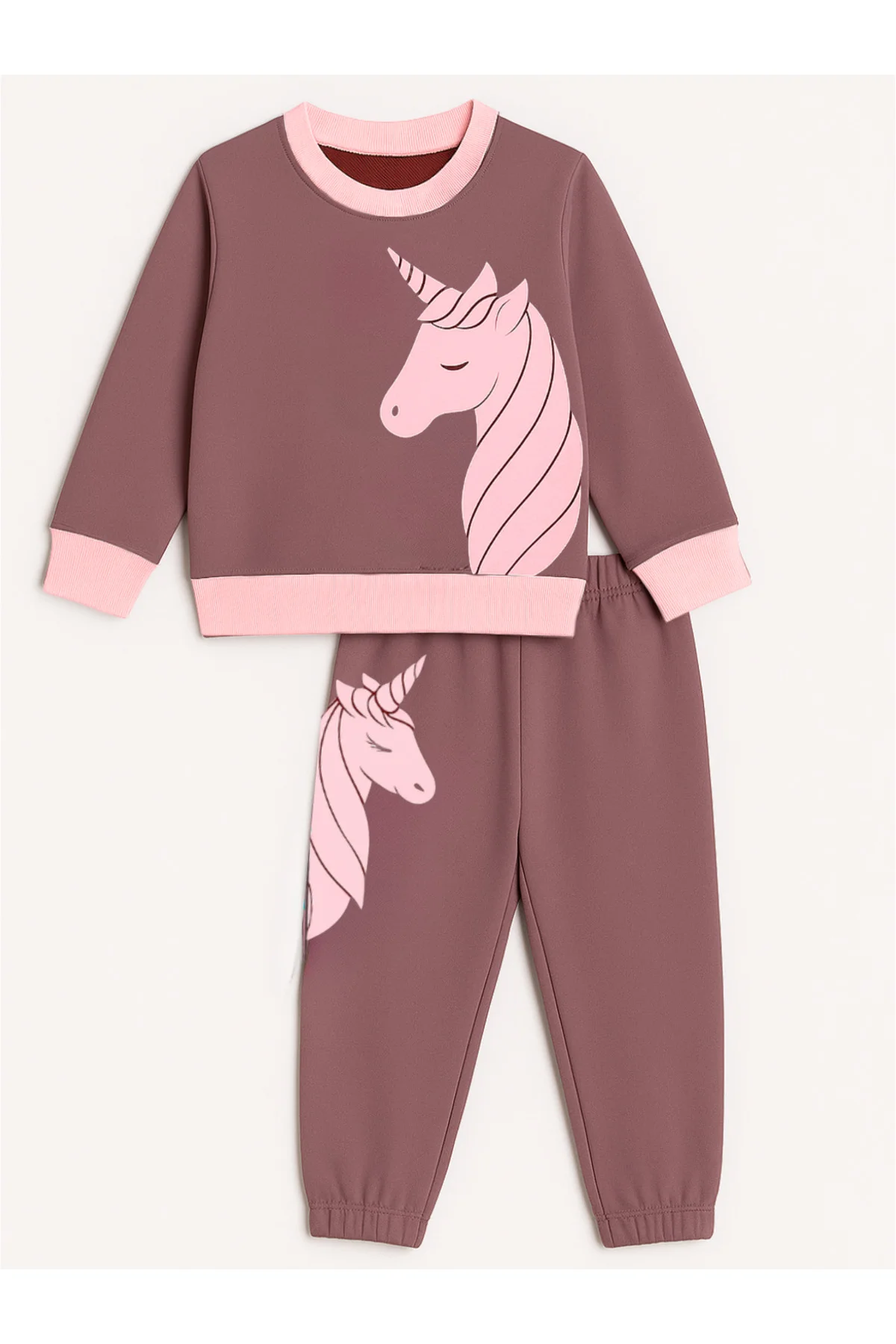 Unicorn 3d Kız Çocuk Eşofman Takım