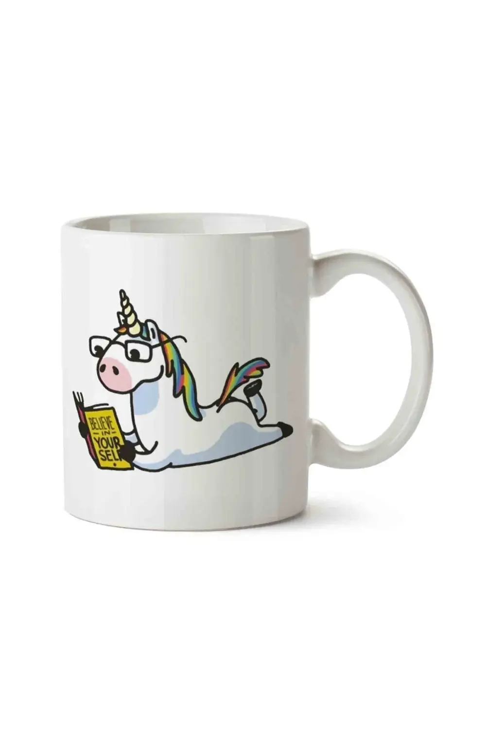 Unicorn Believe In Your Self Porselen Kupa Bardak