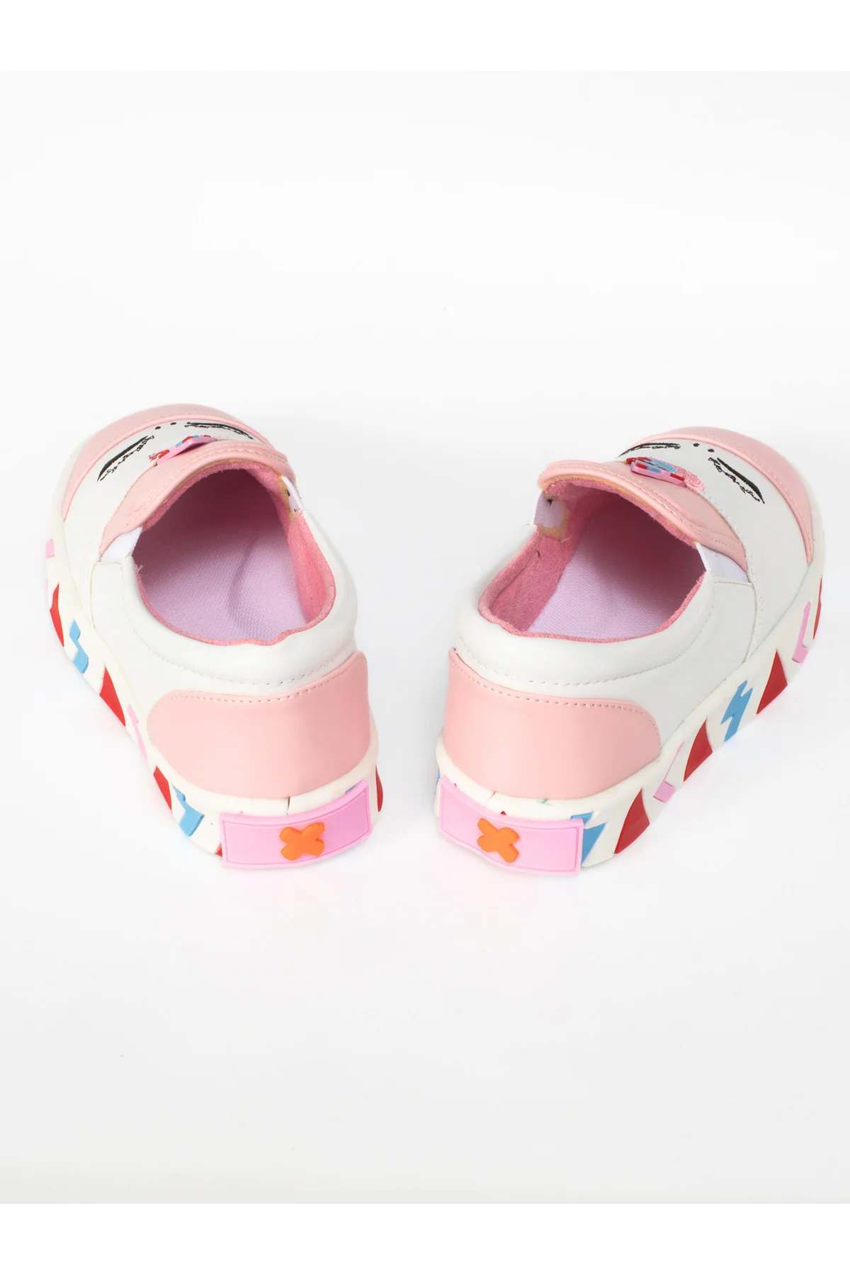 Unicorn Beyaz Lastikli Kız Sneakers