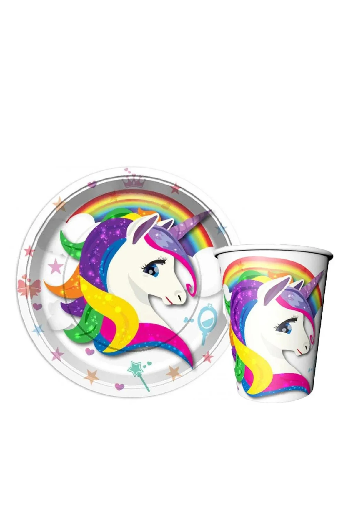 Unicorn Doğum Günü Partisi Seti Unicorn Parti Süsleri Kız Çocuk K
