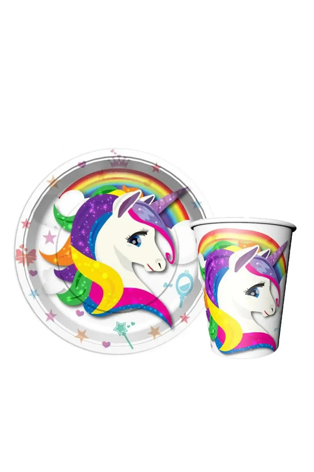 Unicorn Doğum Günü Partisi Seti Unicorn Parti Süsleri Kız Çocuk K