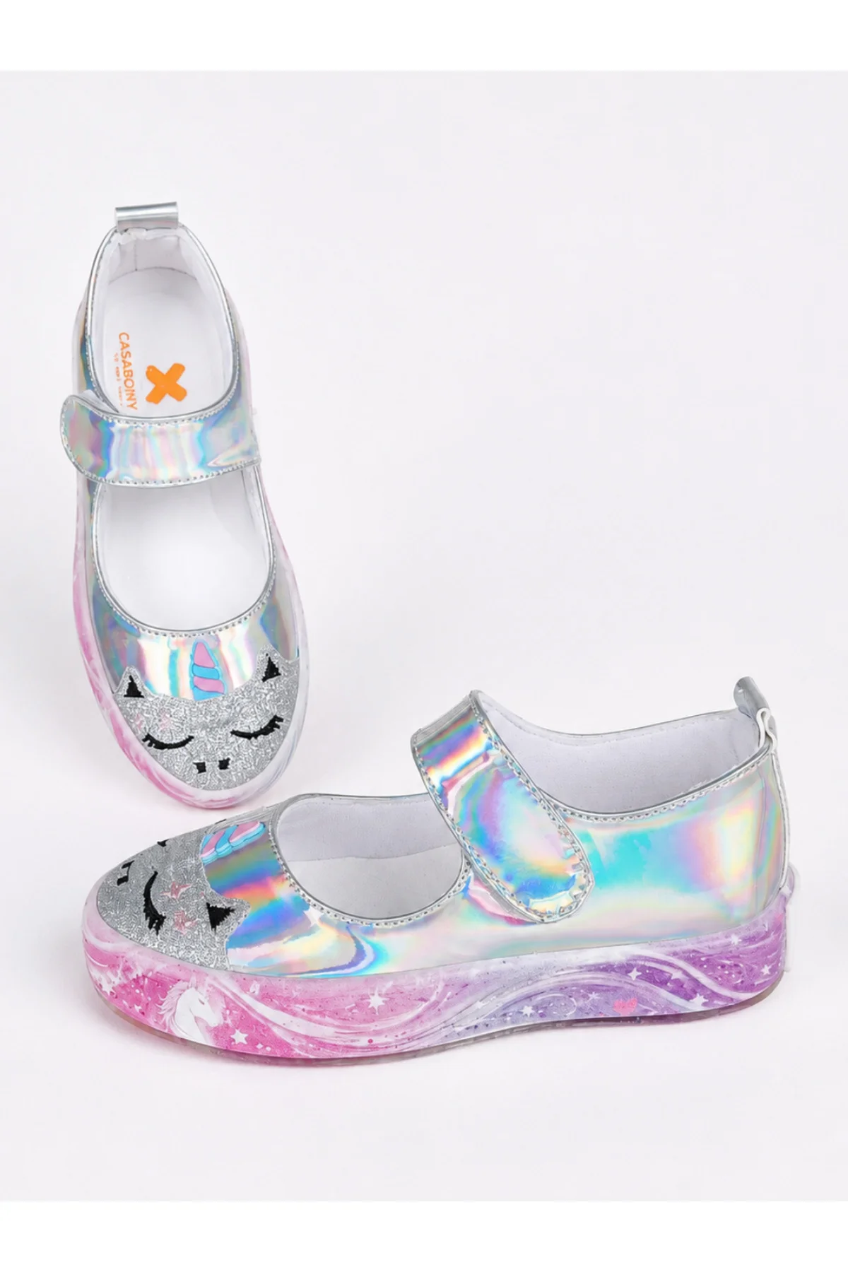Unicorn Dream Hologram Kız Çocuk Babet Sneaker Unicorn Dream Hologram Kız Çocuk Babet Sneaker
