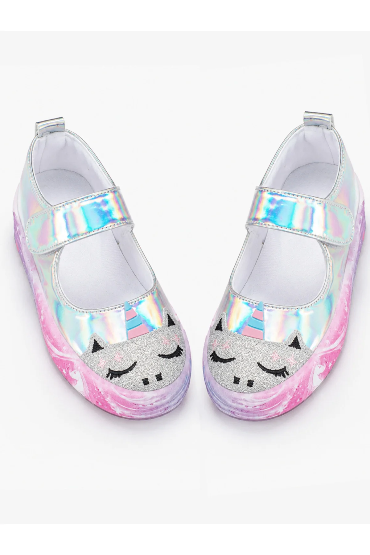 Unicorn Dream Hologram Kız Çocuk Babet Sneaker Unicorn Dream Hologram Kız Çocuk Babet Sneaker