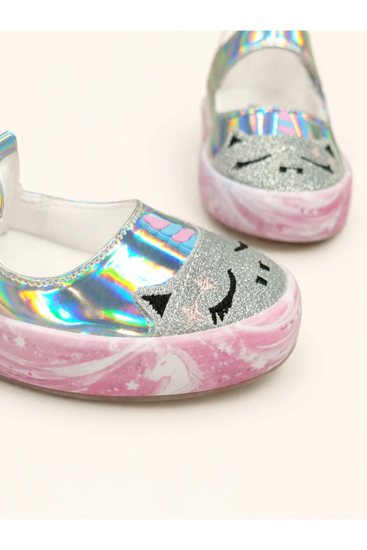 Unicorn Dream Hologram Kız Çocuk Babet Sneaker Unicorn Dream Hologram Kız Çocuk Babet Sneaker
