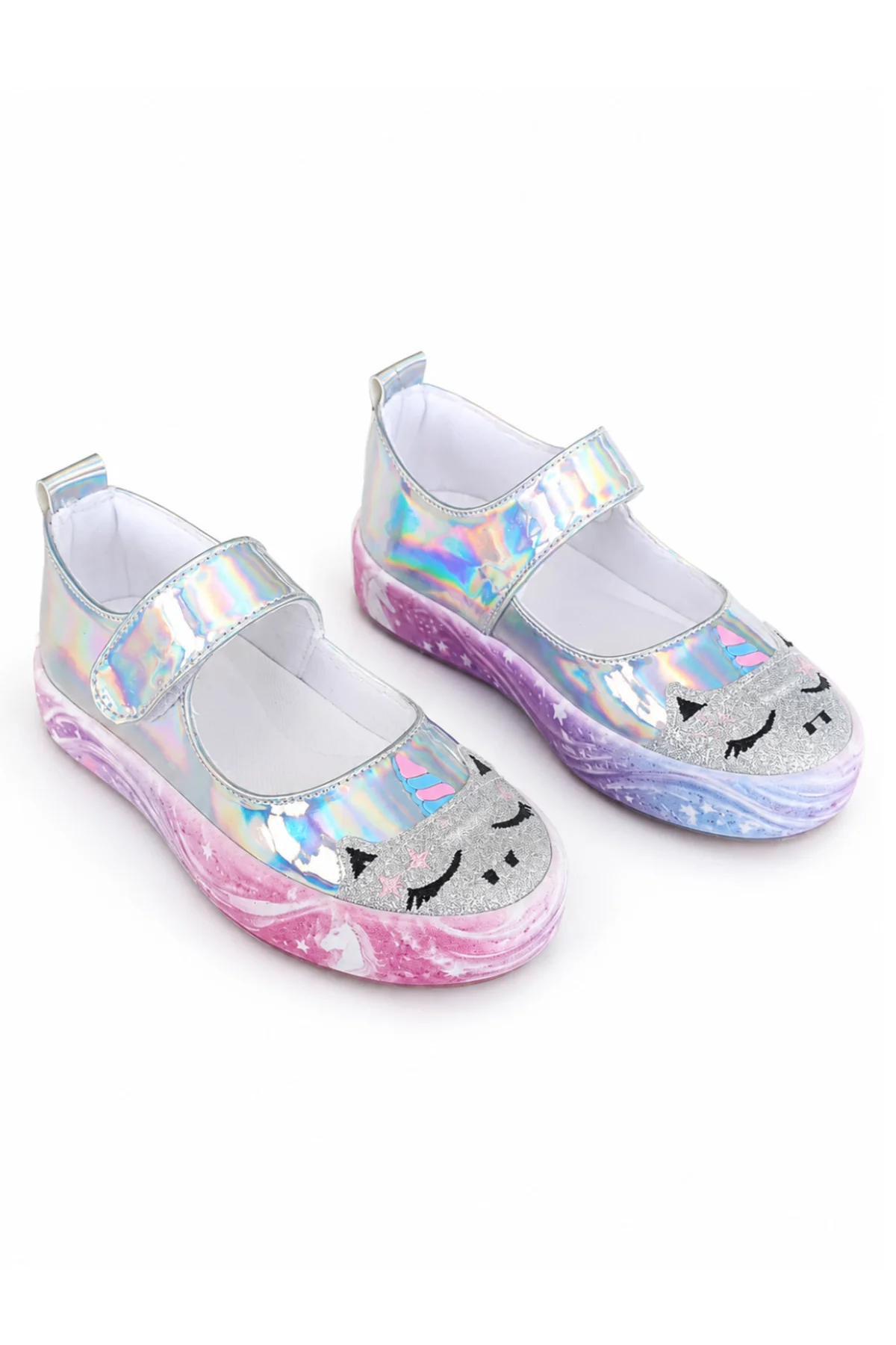 Unicorn Dream Hologram Kız Çocuk Babet Sneakers