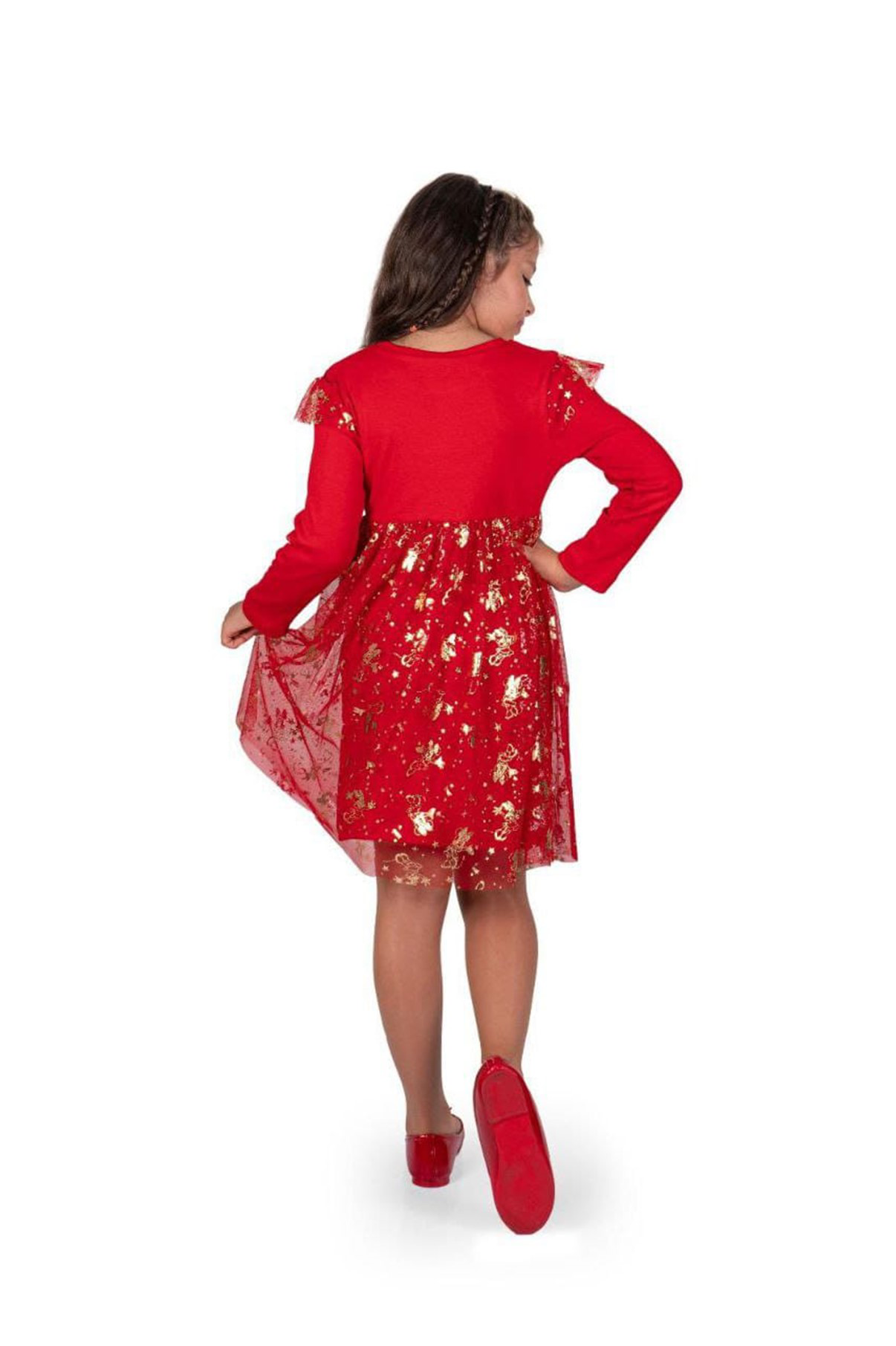 Unıcorn Elbisesi Parti Kıyafeti Dogum Günü ve Gösteri Elbisesi Ko