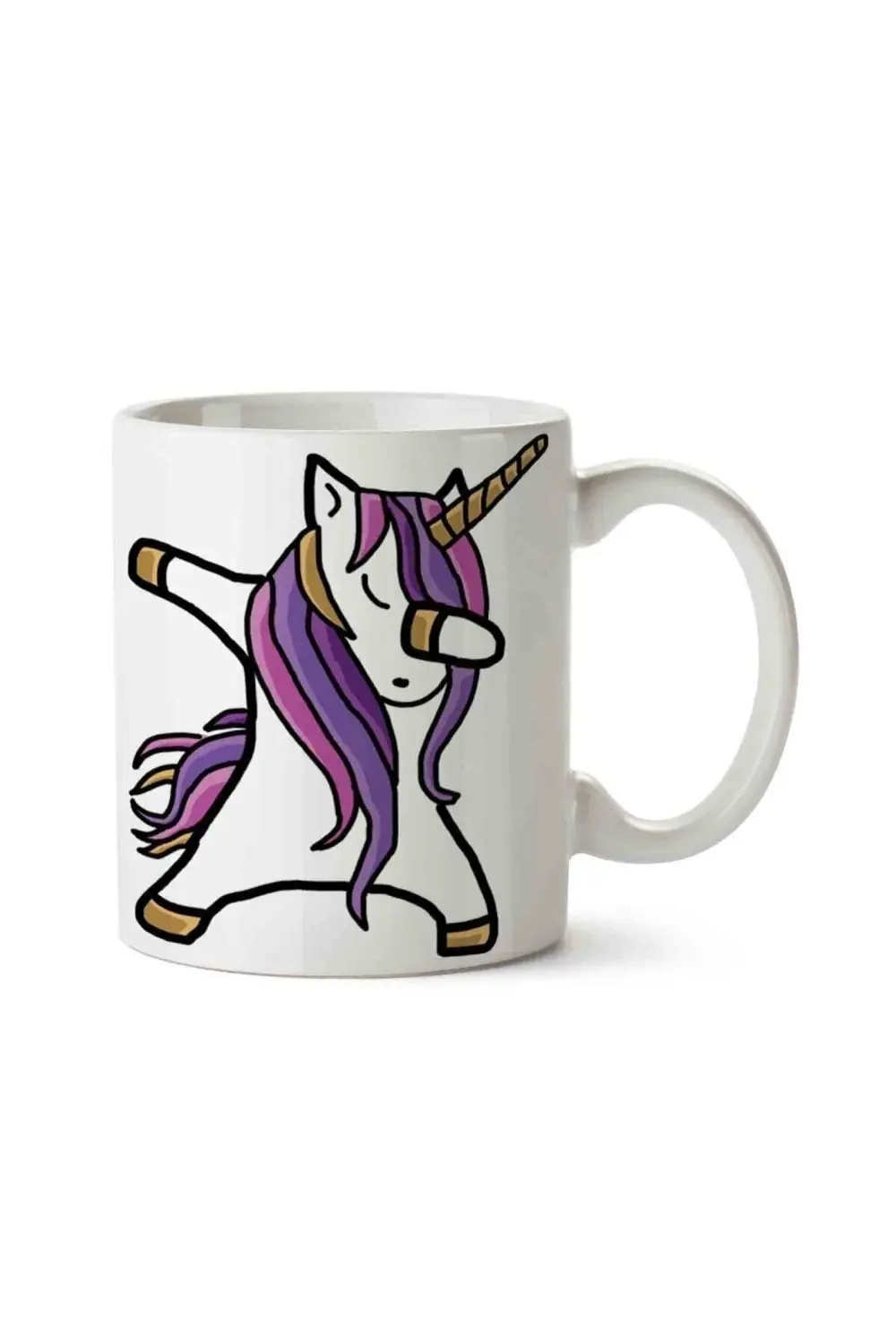 Unicorn Horse Dans Porselen Kupa Bardak