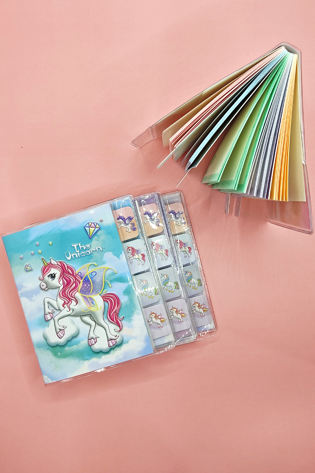 Limmy Unicorn Temali A6 Not Defteri , Ayraçli Ajanda - Turuncu