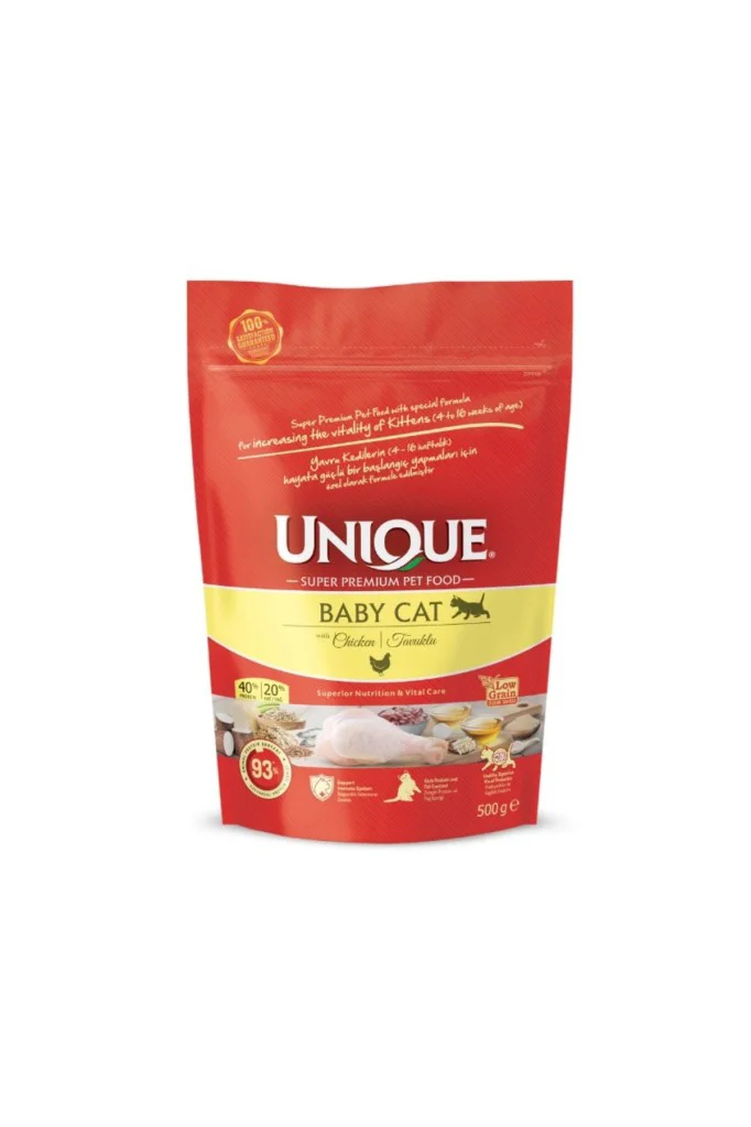 Unique Baby Cat Tavuklu Yavru Kedi Maması 500 Gr