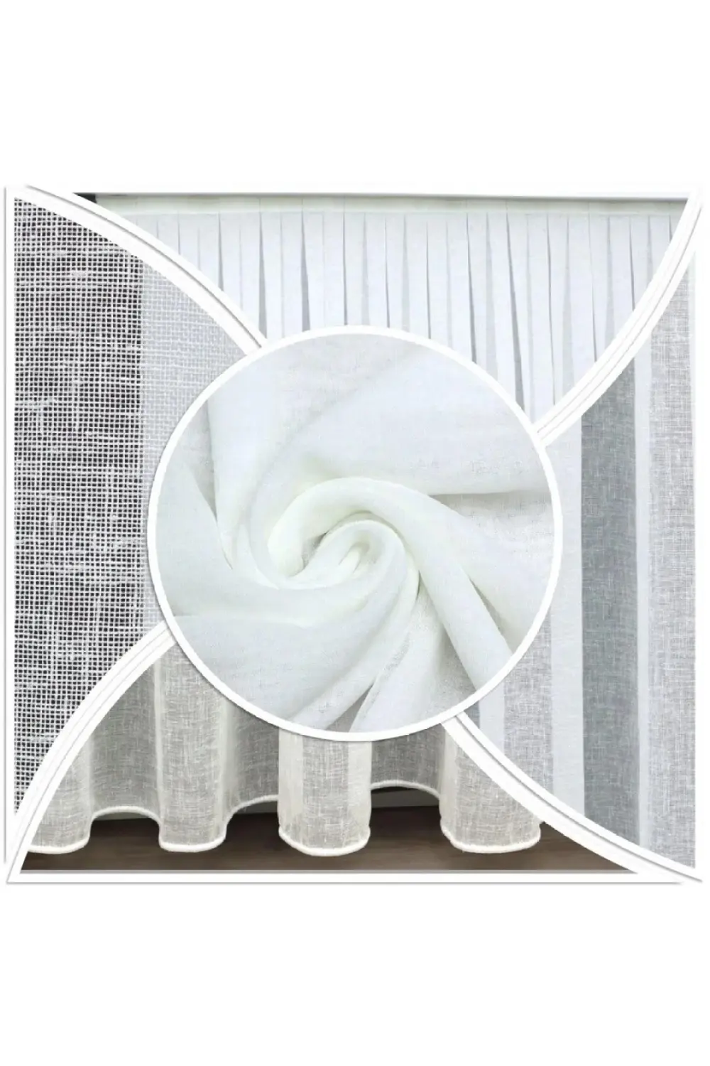 Unique Modern Dekoratif Lüks Keten Perde (YÜKSEK KALİTELİ) 1/2,5