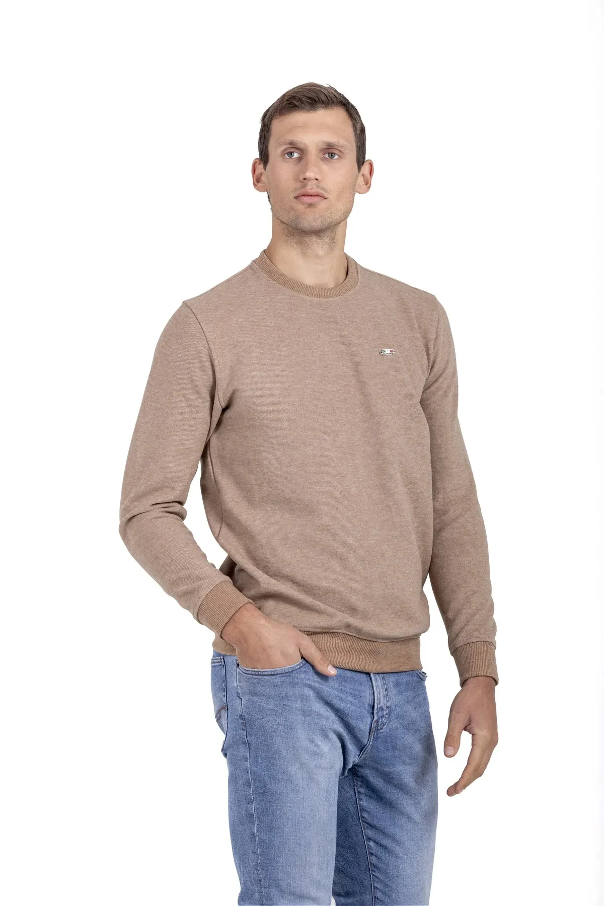 Unisex 4 Mevsim Kazak Selanik Örgü Bisiklet Yaka Unisex 4 Mevsim Kazak Selanik Örgü Bisiklet Yaka