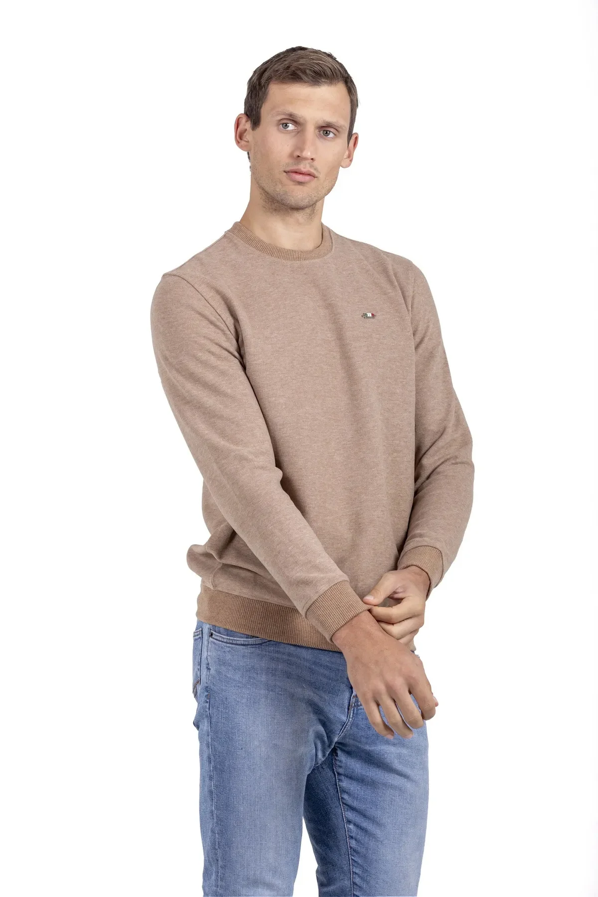Unisex 4 Mevsim Kazak Selanik Örgü Bisiklet Yaka Unisex 4 Mevsim Kazak Selanik Örgü Bisiklet Yaka
