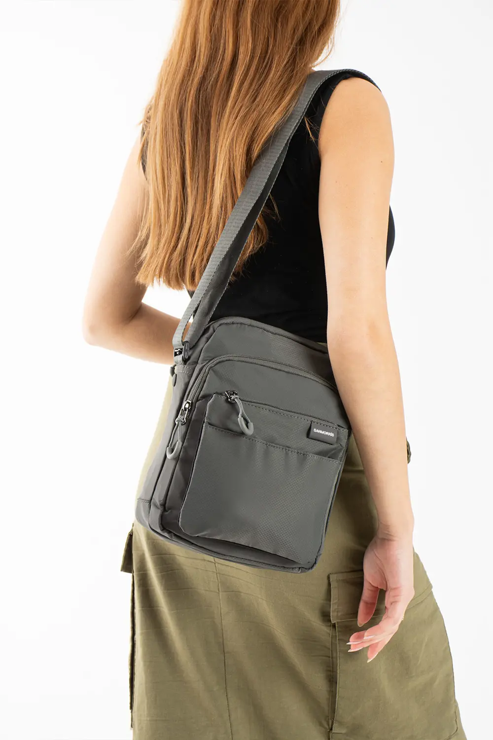Unisex 5 Bölmeli Suya Dayanıklı Paraşüt Kumaş Organizer Çanta