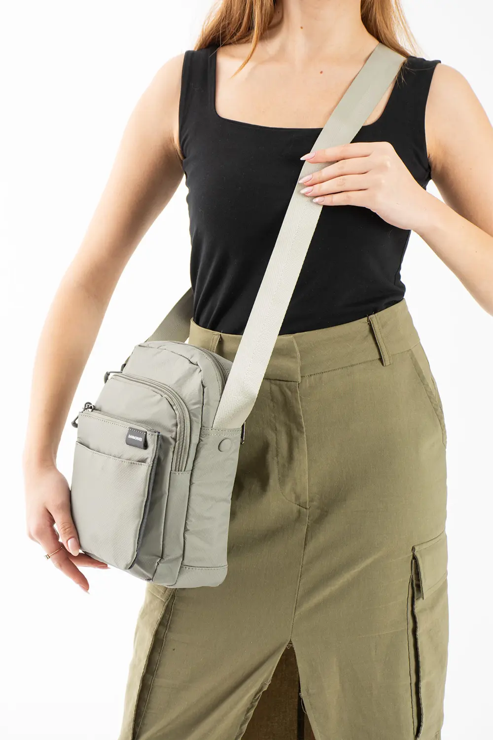 Unisex 5 Bölmeli Suya Dayanıklı Paraşüt Kumaş Organizer Çanta