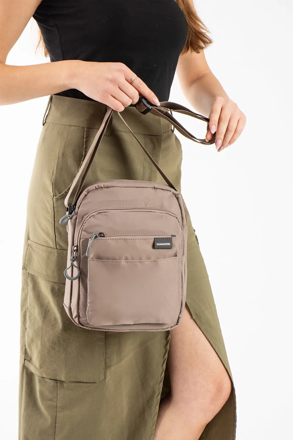 Unisex 5 Bölmeli Suya Dayanıklı Paraşüt Kumaş Organizer Çanta