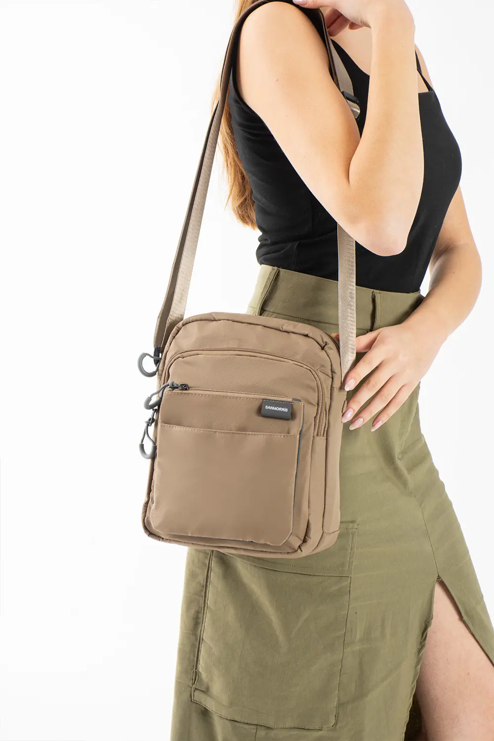 Unisex 5 Bölmeli Suya Dayanıklı Paraşüt Kumaş Organizer Çanta